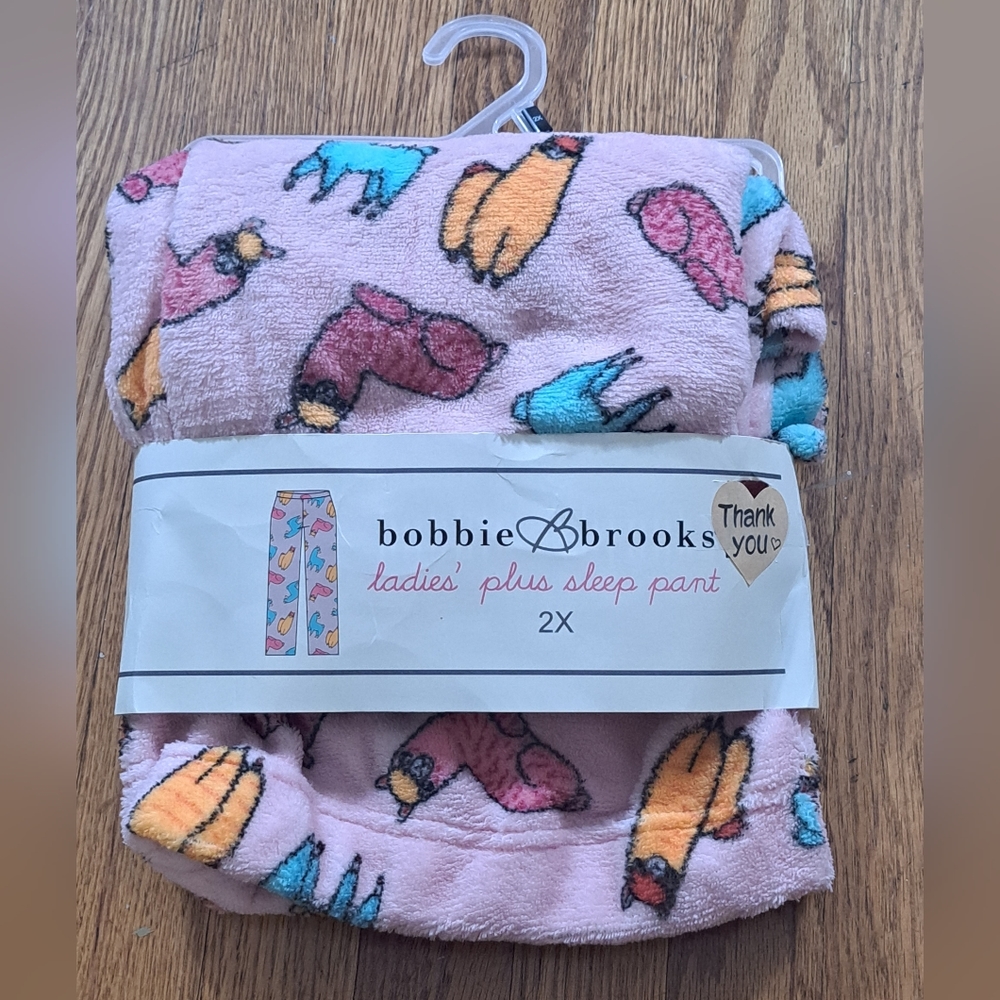 Bobbie Brooks NWT Women's Plus Size 100% Polyester Pajama Pants Sz. 2X
